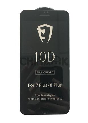 Защитное стекло Premium 10D для iPhone 7 Plus / 8 Plus