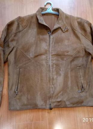Стильна чоловіча куртка з еко-замші від італійського бренду r.g.a