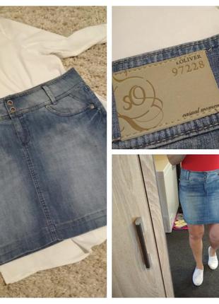 Стильная мини юбка джинсовая, р.. 40