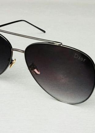 Christian dior очки капли мужские солнцезащитные черные с град...