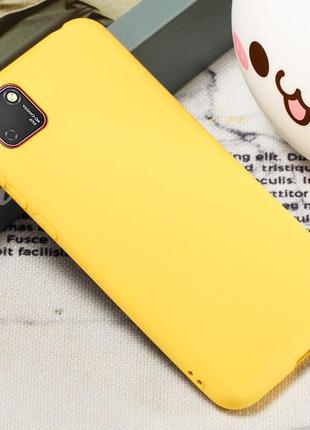 Чехол Full Soft Case для Huawei Y5p, желтый
