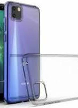 Силиконовый чехол для Huawei Y5p, прозрачный