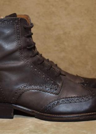 Ботинки gixus кожаные. италия. оригинал. 42 - 43 р./28.5 см.