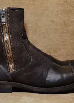 Кожаные ботинки от silvano sassetti. италия. оригинал. 42 р./2...