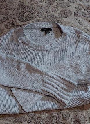 Нежный свитер, белый свитер