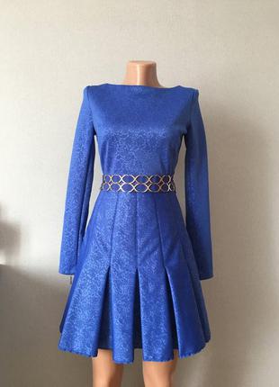 Невероятное платье от loverepublic синий электрик