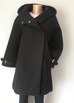 Эксклюзивное пальто от эксклюзивного бренда mos mosh /черный