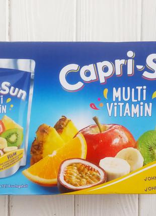 Сок мультифруктовый с трубочкой Capri-Sun Multi vitamin (короб...