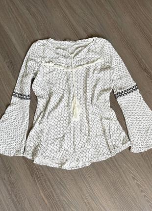 Легкая блуза кофточка в этно стиле бохо