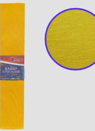 Креп папір Josef Otten KR55-8046 50*200 см 20 г/м2 жовтий темний