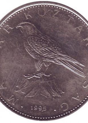 Сокол (Балобан). Монета 50 форинтов. 1995 год, Венгрия. (АЕ)