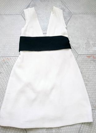 Маленькое белое платье m zara
