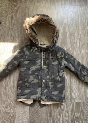 Тёплая детская куртка zara H&M Carter’s gap