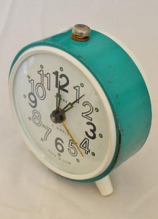 Годинник-будильник "VITYAZ" механічний виробництво СРСР 70-х рік.