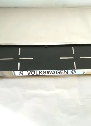 Рамка для номера Volkswagen. Номерная рамка, подномерник.