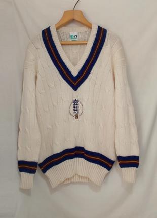 Новий пуловер для крикету товста шерсть ваніль Jasper 52-54р