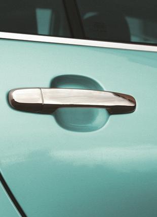 Toyota Yaris 06-12 Хром накладки на ручки дверей Тойота Ярис (...