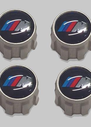 Комплект из 4-х колпачков на нипель BMW M Новые Оригинальные
