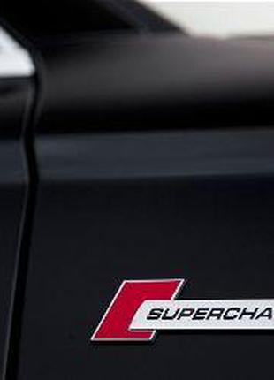 Ємблема Audi S-Line Supercharged Audi A1/A3/A4/A5/A6/A7/A8/Q3/...