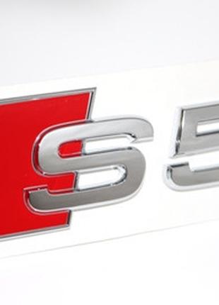 Емблема на багажник напис S5, Audi A5/ S5 S-Line Нова Оригінальна