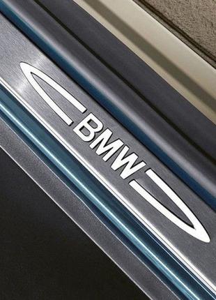 Накладки на пороги дверей для BMW X5 E70/X6 E71 Новые Оригинал...