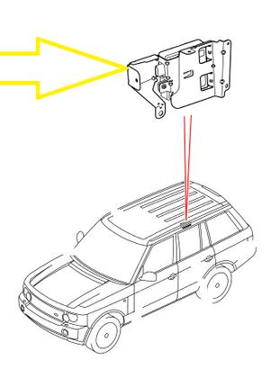 Датчик (радар) перестроения правый Range Rover Vogue L322 Новы...