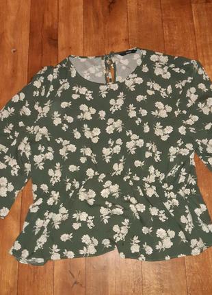 Цветастая кофта от george / блуза в цветочный принт