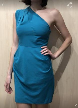 Платье spotlight by warehouse на одно плечо берёзового цвета
