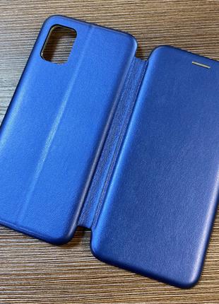 Чехол-книжка на телефон Samsung A31 синего цвета