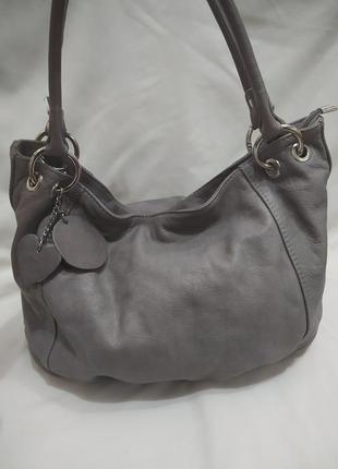 Шикарная сумка genuine leather "borsa in pelle "