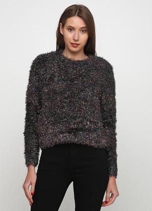 Джемпер свитер цветной нарядный monki 0541986 l черный