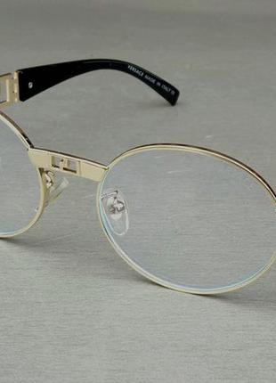 Versace очки имиджевые унисекс оправа для очков овальная из зо...