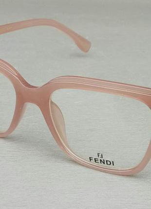 Fendi окуляри жіночі іміджеві оправа для окулярів пудрова беже...