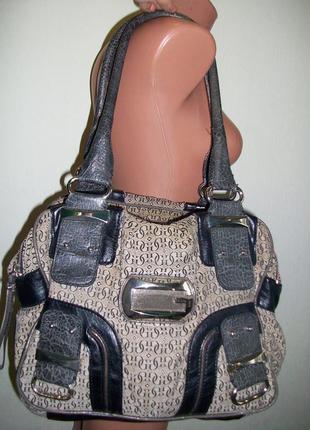 Женская сумка-шоппер guess оригинал! декор!
