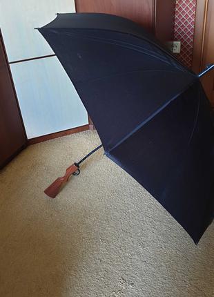 Черный зонт оригинальный ружье ствол на запчасти