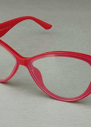 Chanel очки женские имиджевые оправа для очков красные с золот...