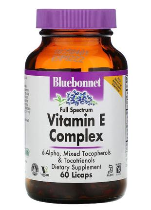 Комплекс Витамина E, Vitamin E Complex, Bluebonnet Nutrition, ...