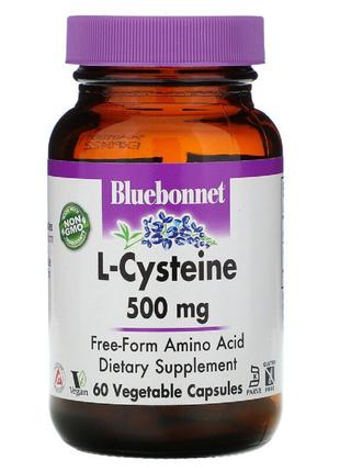L-Цистеин 500 мг, L-Cystein, Bluebonnet Nutrition, 60 вегетари...