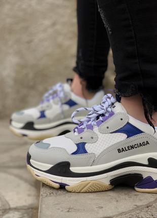 Кроссовки triple s violet