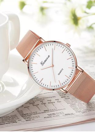 Женские часы Geneva Classic steel watch (уценка)