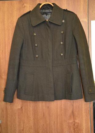 Полупальтишко (пальтовая куртка) в стилі мілітарі