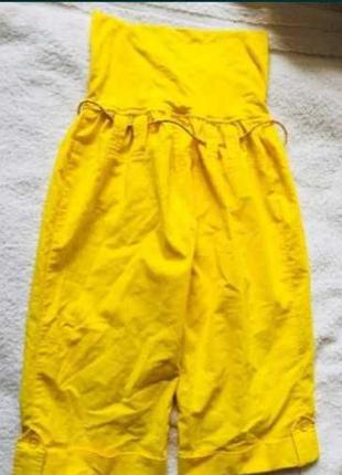 Детские желтые бриджи штаны