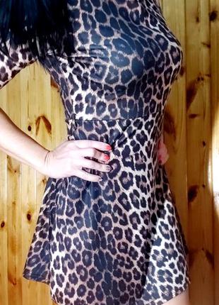 Платье гепард