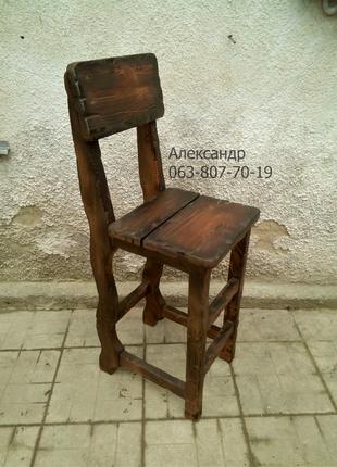 Барные стулья под старину ( барный стул из дерева ) деревянные