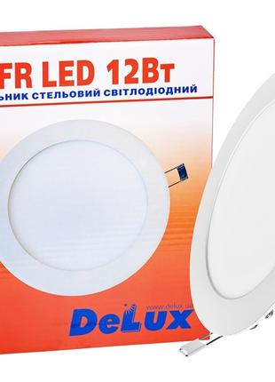 LED светильник DELUX CFR LED 12 4100К 12 Вт 220В встроенный кр...