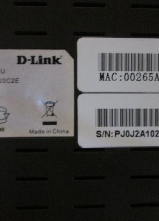 Маршрутизатор ADSL2+, Ethernet WAN, D-Link DSL-2540UEOL