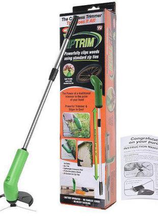 Триммер садовый аккумуляторный ручная газонокосилка Zip Trim