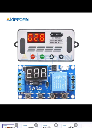 1-канальный модуль реле с настраиваемой задержкой.