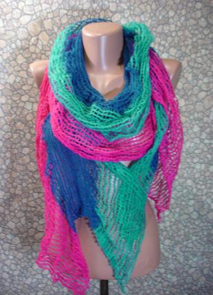 Стильный шарф -сетка