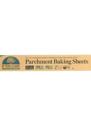 If You Care, Parchment Baking Sheets, 24 Pre-Cut Sheets, 200 s...